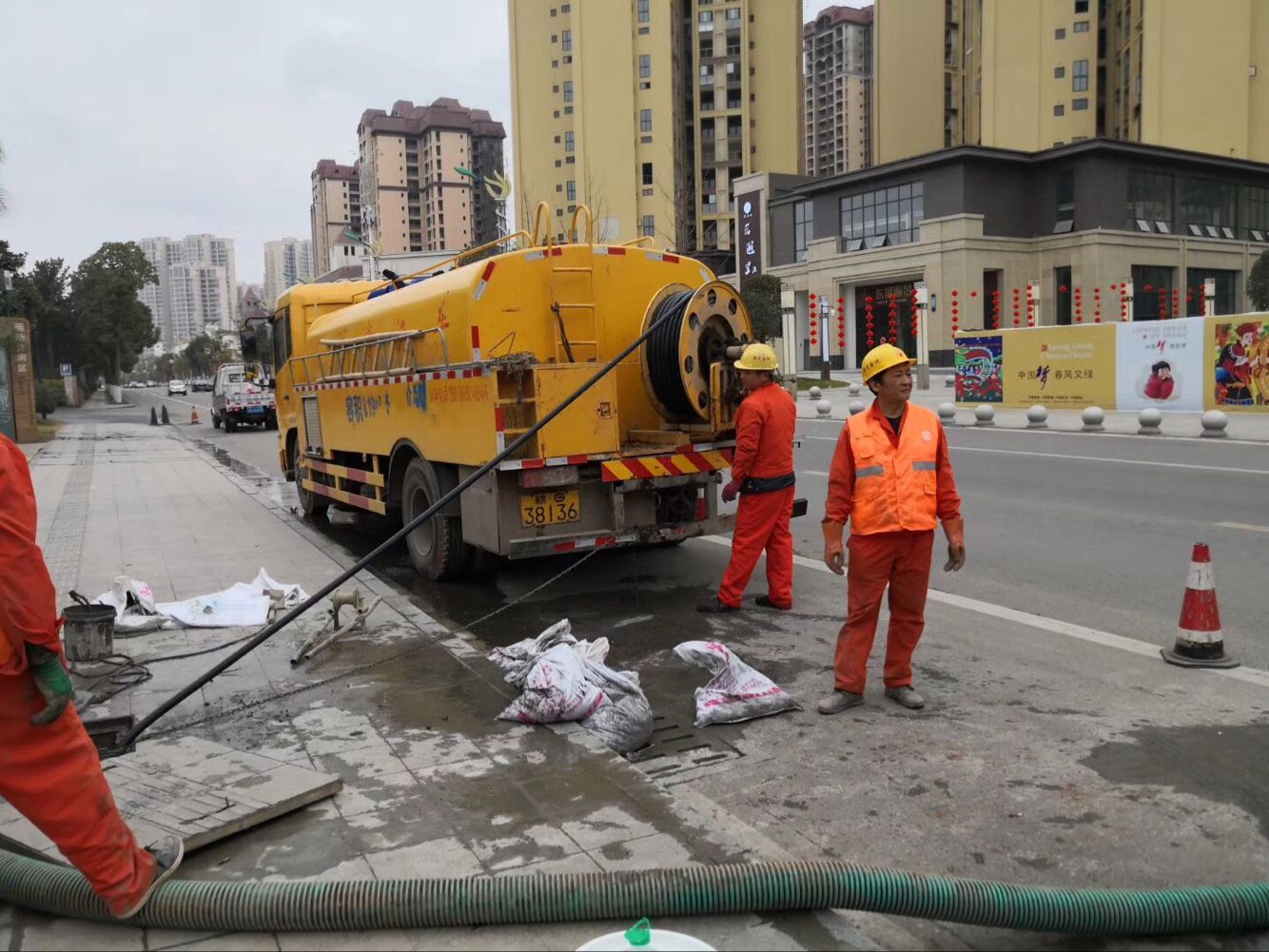 达州排污管道清淤-管道清洗